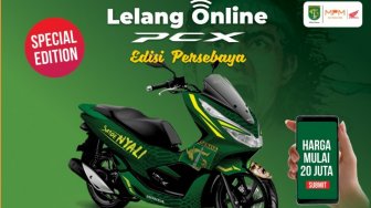 Honda Lelang PCX Edisi Persebaya, Warganet: Berani ke Malang?