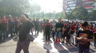 Protes Skema Trip Gojek, Ratusan Driver Geruduk Kantor Gubernur Jateng