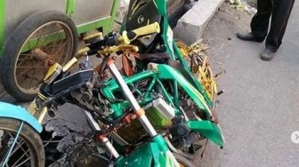 Bandel, Pemotor di Sidoarjo Tabrak Orang Usai Diperingati Polisi