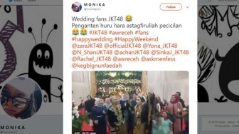 Hebohnya Pernikahan Fans JKT48, Tamu Undangan Ikutan Joget