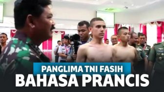 Panglima TNI Fasih Bicara Prancis Saat Wawancarai Taruna Akmil