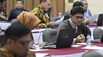 Wajah Tegang Capim KPK Saat Jalani Tes Profile Assessment