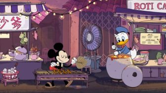 Tampilkan Adegan Mickey Mouse Jualan Sate, Film Pendek Disney Ini Viral