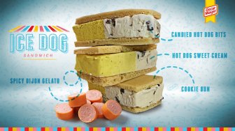 Es Krim dan Hotdog Kawin Silang, Apa Ya Rasanya?