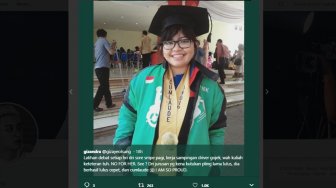 Jadi Driver Ojol, Mahasiswi Ini Berhasil Sarjana dengan Predikat Cumlaude