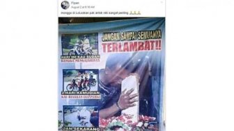 Pesan Mendalam Spanduk dari Polisi Ini 'Sentil' Orangtua