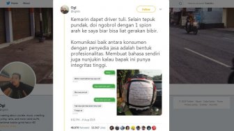 Viral! Kisah Bertemu Ojol Tunarungu Ini Bikin Baper Warganet