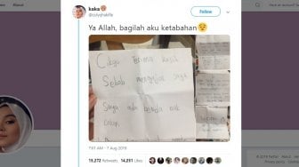 Digombalin Muridnya, Surat Cinta Ini Bikin Gemas Warganet