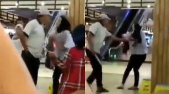 Viral Lagi, Suami Hunuskan Pisau saat Cekcok di Mal dengan Istri