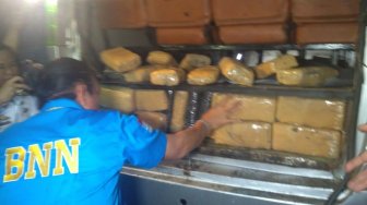 BNN Gagalkan Penyelundupan 500 Kg Paket Ganja di Pelabuhan Tanjung Priok