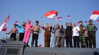 Gelontorkan Semangat Kebhinekaan di Mojokerto Raya Melalui Kirab