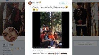 Ngakak! Begini Jadinya Ketika Lelaki Meniru Gaya Boomerang Perempuan