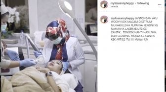 Wanita ini Kaget Dengar Bunyi Tembakan, Kenali Perawatan Wajah Laser Erbium