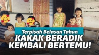 Kakak Beradik Terpisah 14 Tahun Ini Akhirnya Bisa Bertemu Lagi