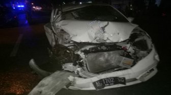 Tiga Mobil Tabrakan Bak Karambol di Tulungagung, Satu Pengendara Kabur