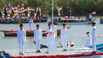 Besok, Warga Kampung Laut Gelar Upacara HUT ke-74 RI di Atas Kapal Nelayan