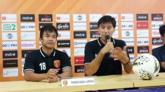 Pelatih Perseru Badak Lampung Tak Menyangka Bisa Tundukkan Bhayangkara FC