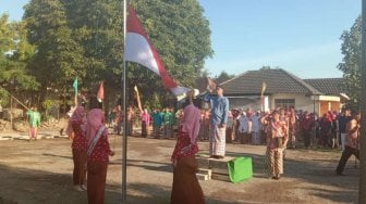 Di Desa Ini, Upacara Bendera HUT ke-74 RI Menggunakan Bahasa Jawa Kromo