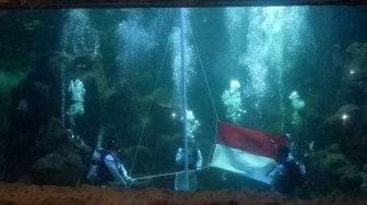 Ancol Siapkan Pengibaran Bendera Merah Putih di Dalam Air