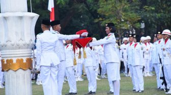 Rangkaian HUT RI ke-74 Tingkat Jabar Ditutup Lewat Gelar Senja di Gasibu