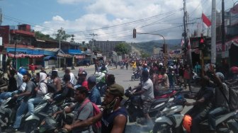 Anggota Polisi Tertembak Saat Cabut Selebaran Ajakan Demo di Papua