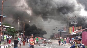 Polisi Tangkap Perusak dan Pembakar Kios di Oksibil Papua