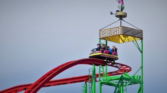Roller Coaster Rusak saat Beroperasi, 5 Pengunjung Dilarikan ke Rumah Sakit