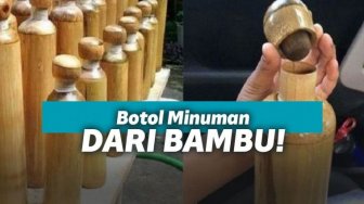 Cowok Ini Bikin Botol Minum Dari Bahan Tak Biasa, Karyanya Langsung Viral 