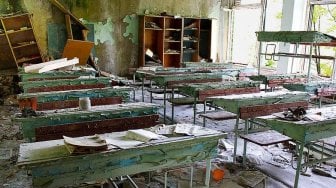 Sekolah di Pripyat (Wikimedia Commons Shanomagg)