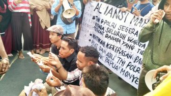 Mahasiswa Papua di Tangerang Gelar Aksi Solidaritas