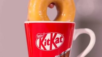Ciptakan Produk Donat, Cokelat KitKat Gandeng Brand Krispy Kreme