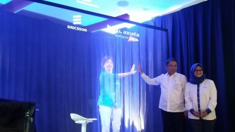 XL Axiata Uji Jaringan 5G Lewat Hologram