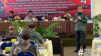 ATR/BPN Beri Pembinaan Monitoring Evaluasi Pendaftaran Tanah Sistematis