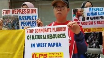 Dukung Rakyat Papua, ILPS Hong Kong dan Macau Gelar Aksi di depan KJRI