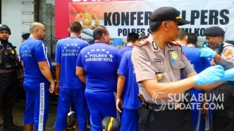 Edarkan Narkoba di Kota Sukabumi, 12 Orang Diciduk Polisi