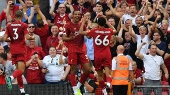 Joe Matip Buat Liverpool Ungguli Arsenal di Babak I