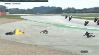 Ngeri, Begini Kecelakaan yang Bikin Dovizioso Hilang Ingatan