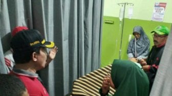 Dua Warga Alami Patah Tulang Akibat Tertimpa Alat Pelantang Suara