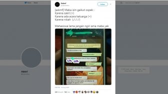 Izin Tak Ikut Ospek, Maba Ini Gunakan Alasan Anti Mainstream