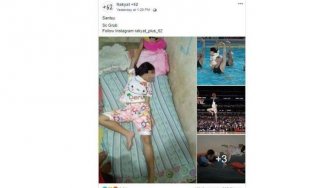 Tidur Pulas dengan Posisi Unik, Bocah Ini Malah Jadi Bintang Meme Baru