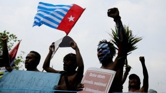 Bendera Bintang Kejora Masih Berkibar di Kantor Gubernur Papua