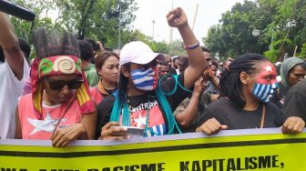 Demo di Depan Kedubes AS, 17 Mahasiswa Papua Diamankan Polisi