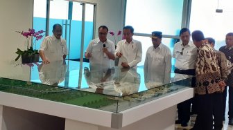 Jokowi Tinjau Progres Pembangunan Bandara YIA Kulonprogo