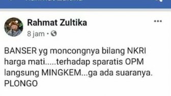 ASN Pandeglang Penghina Banser Mengaku Khilaf dan Minta Maaf