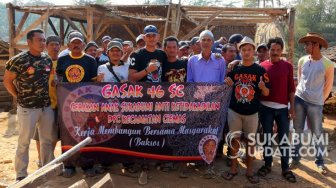 Tahun Baru Islam, Gasak SC 46 Ciemas Sukabumi Adakan Baksos