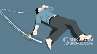 Warga Surade Tewas Mendadak Saat Memancing di Pantai Cicaladi