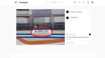 Penampakan Kereta Api Bima Ayu Tujuan Desa Penari Ini Jadi Viral