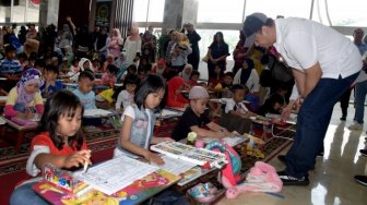 Ajari Anak Cinta Negeri, DPR Menyelenggarakan Lomba Mewarnai