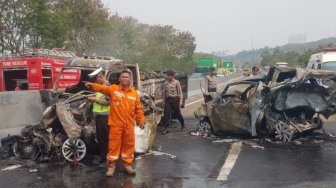 Empat Korban Tewas Kecelakaan di Tol Cipularang Telah Teridentifikasi