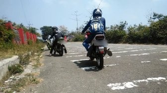 Jalan Misterius di Gunung Kelud, Motor Bisa Menanjak Tanpa Digas